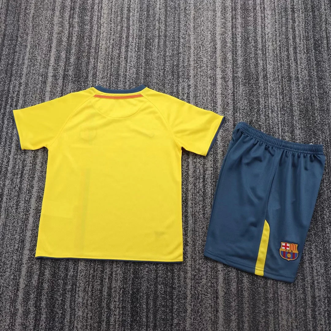 2008/2009 Retro Barcelona Visitante Kit Talla Niño