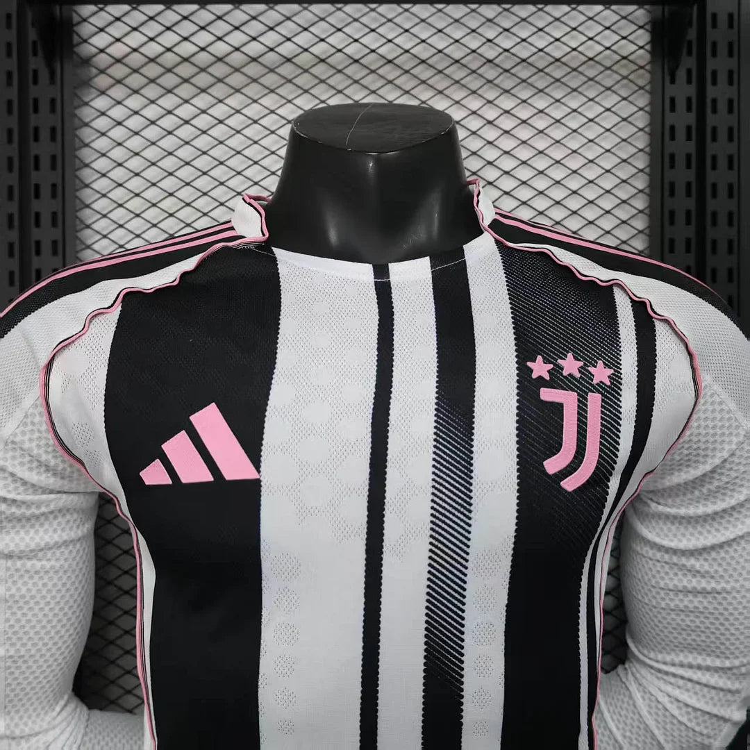 2025/2026 Juventus Local Kit Manga Larga