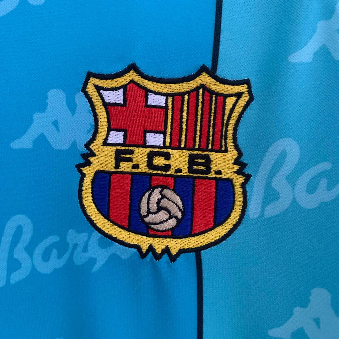 1995-1997 Retro Barcelona Visitante Manga Larga