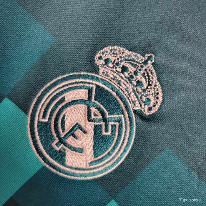 Real Madrid Retro 2017-2018 Alternativa Kit Manga Larga