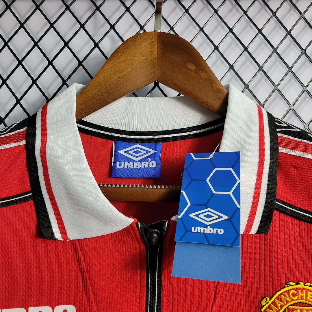 1998/1999 Retro Manchester United Local Manga Larga