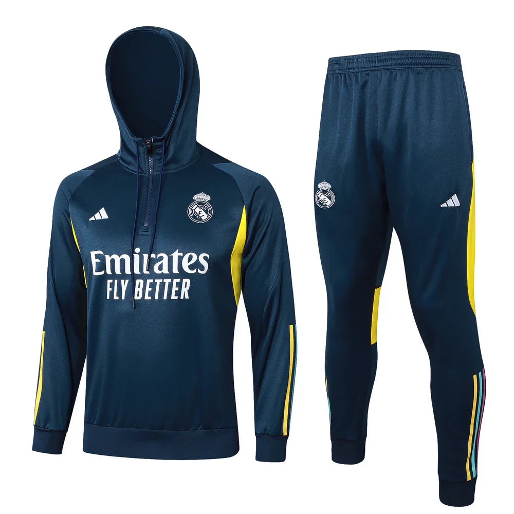 Real Madrid Dark Blue and Yellow Chándal