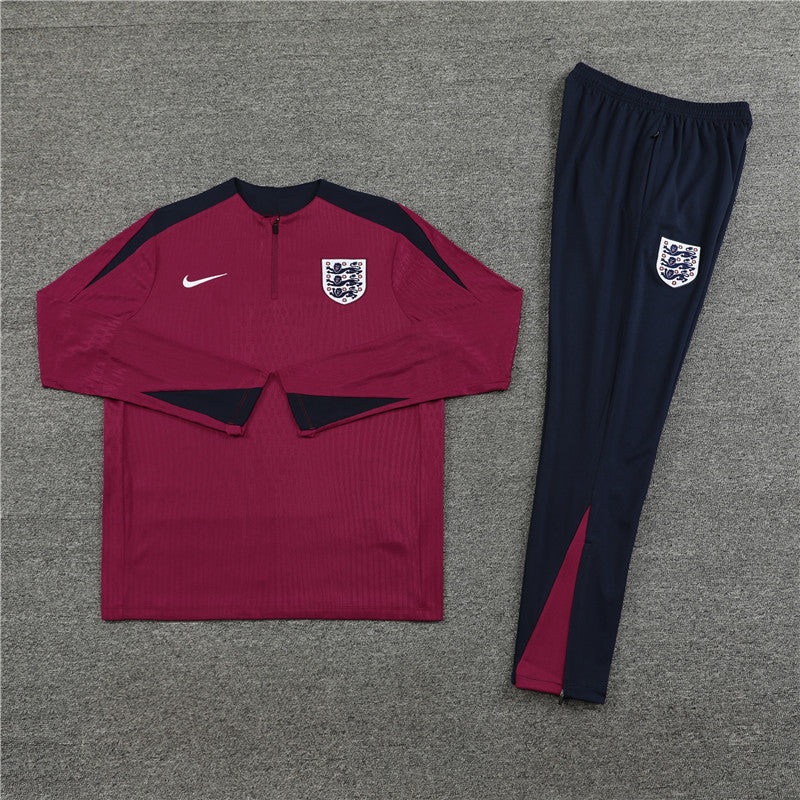 England Dark Blue and Dark Red Chándal