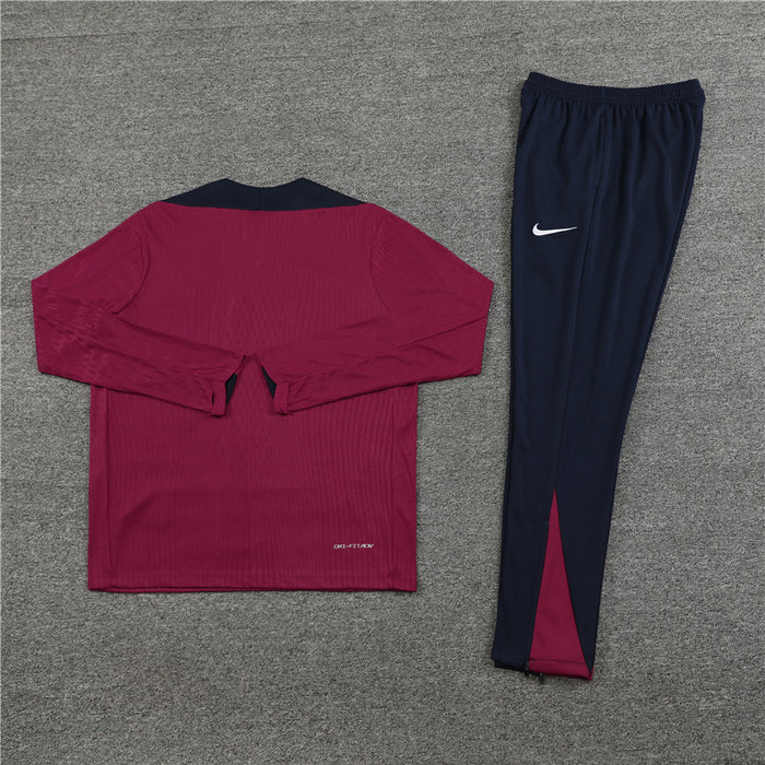 England Dark Blue and Dark Red Chándal