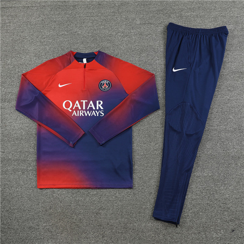 PSG Paris Saint Germain Dark Blue and Red Chándal III