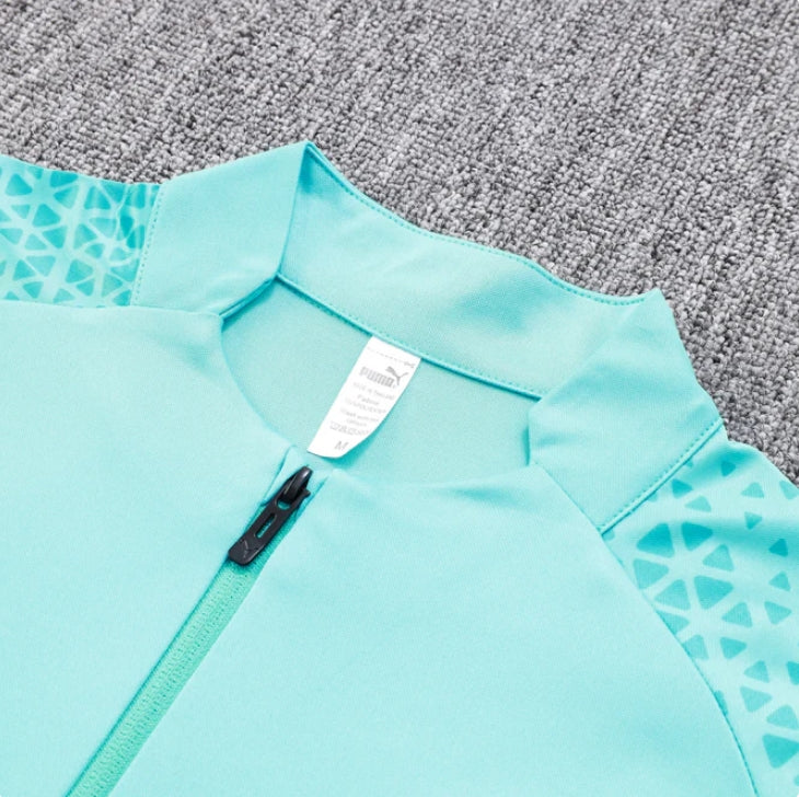 Olympique de Marseille Blue and Mint Chándal
