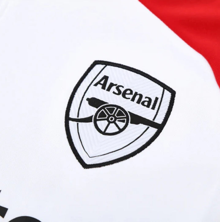 2025/2026 Arsenal White and Black x Red Chándal