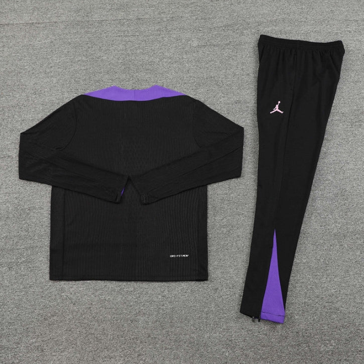 PSG Paris Saint Germain Black and Purple Chándal
