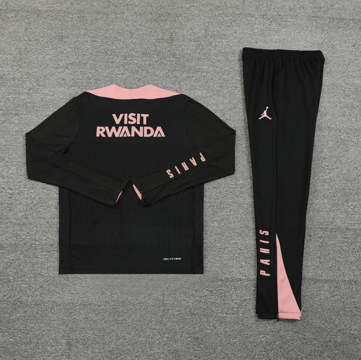 PSG Paris Saint Germain Black and Pink Chándal