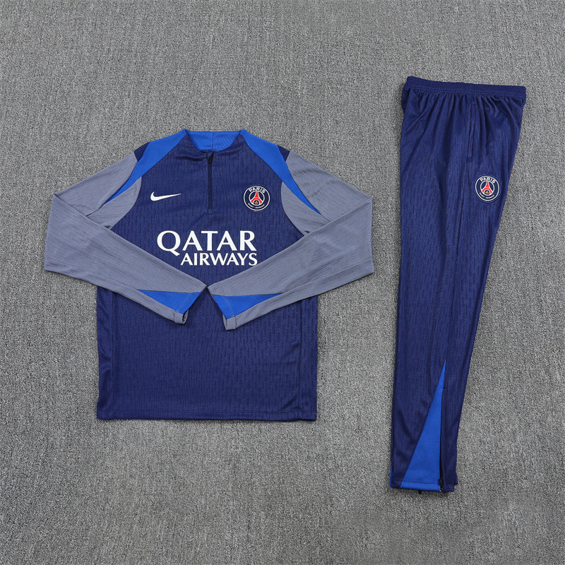 2025/2026 PSG Paris Saint Germain Blue and Grey Chándal