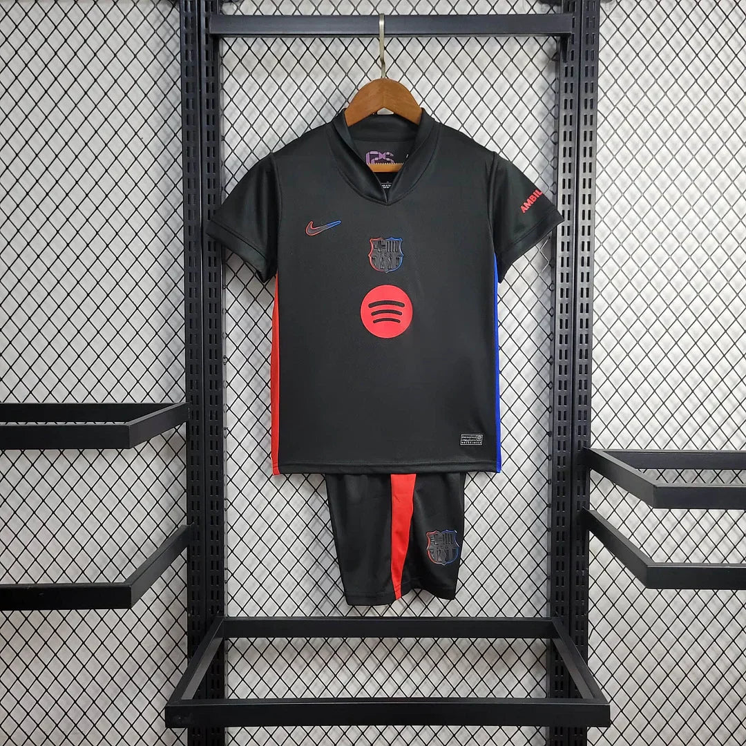 Barcelona 2024/2025 Visitante Kit Talla Niño