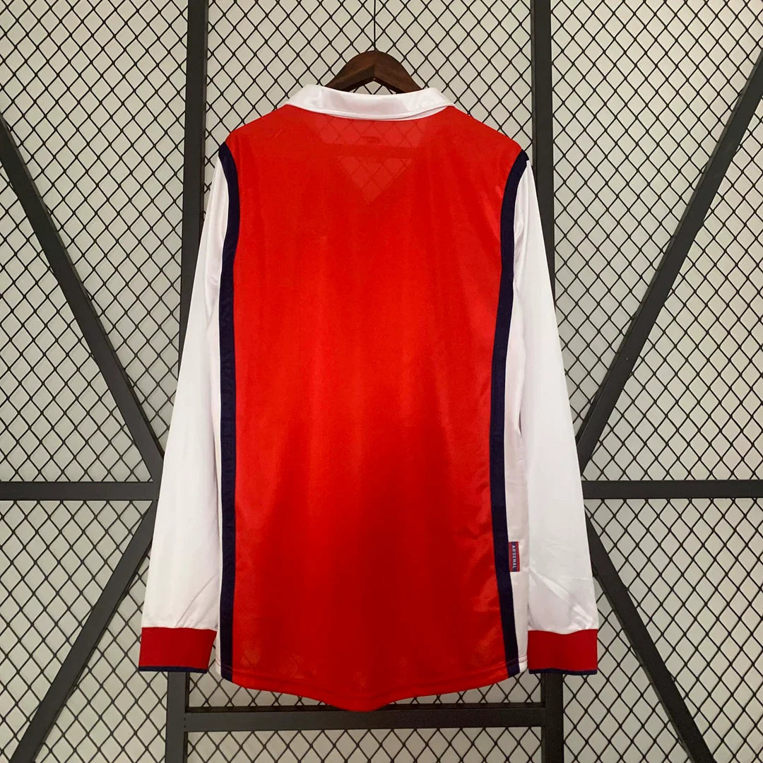 1998-1999 Retro Arsenal Local Manga Larga
