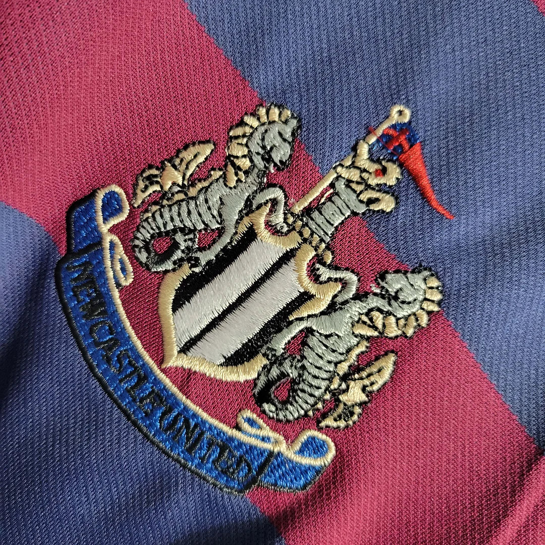 1995-1996 Retro Newcastle United Visitante Manga Larga