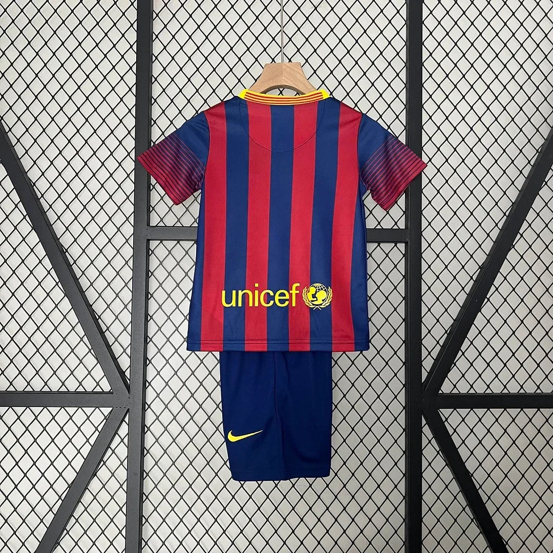 2013/2014 Retro Barcelona Local Kit Talla Niño