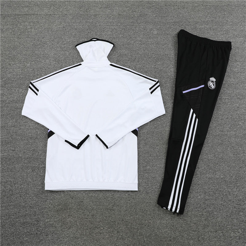 Real Madrid White and Black Chándal