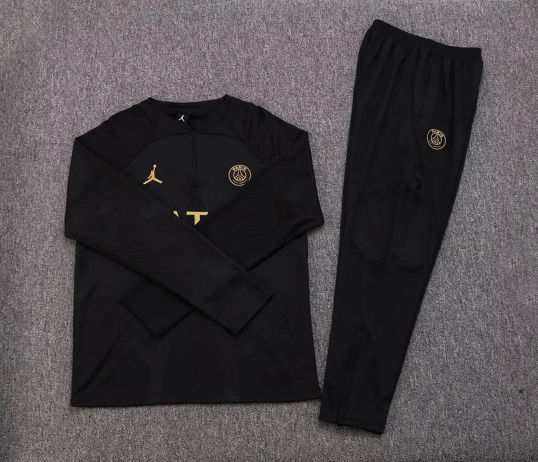 Psg Paris Saint-Germain Black and Gold Chándal
