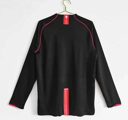 Manchester United Retro 2007-2008 Visitante Kit Manga Larga