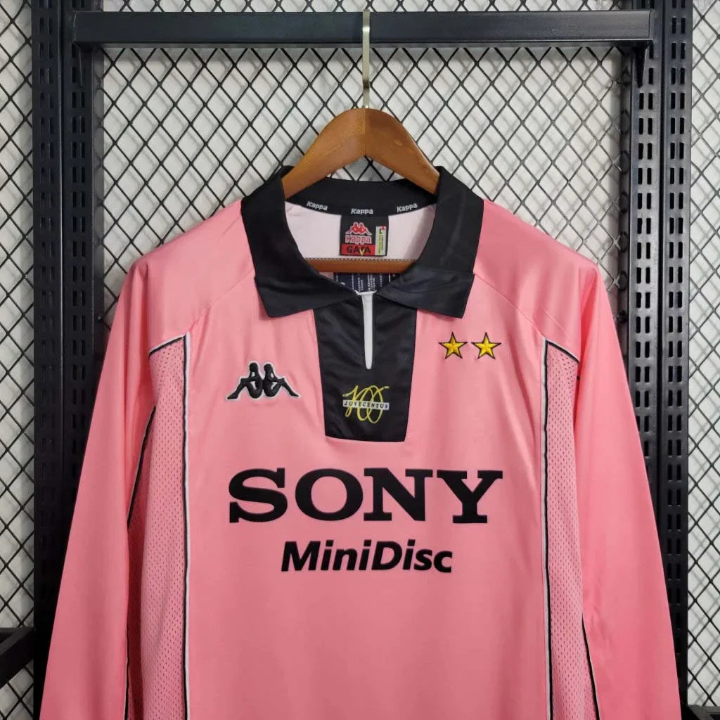 1997-1998 Retro Juventus Visitante Manga Larga