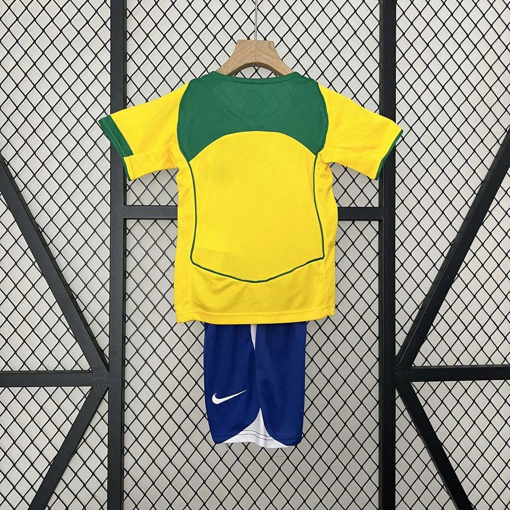 2004 Retro kit Brasil Local Talla Niño