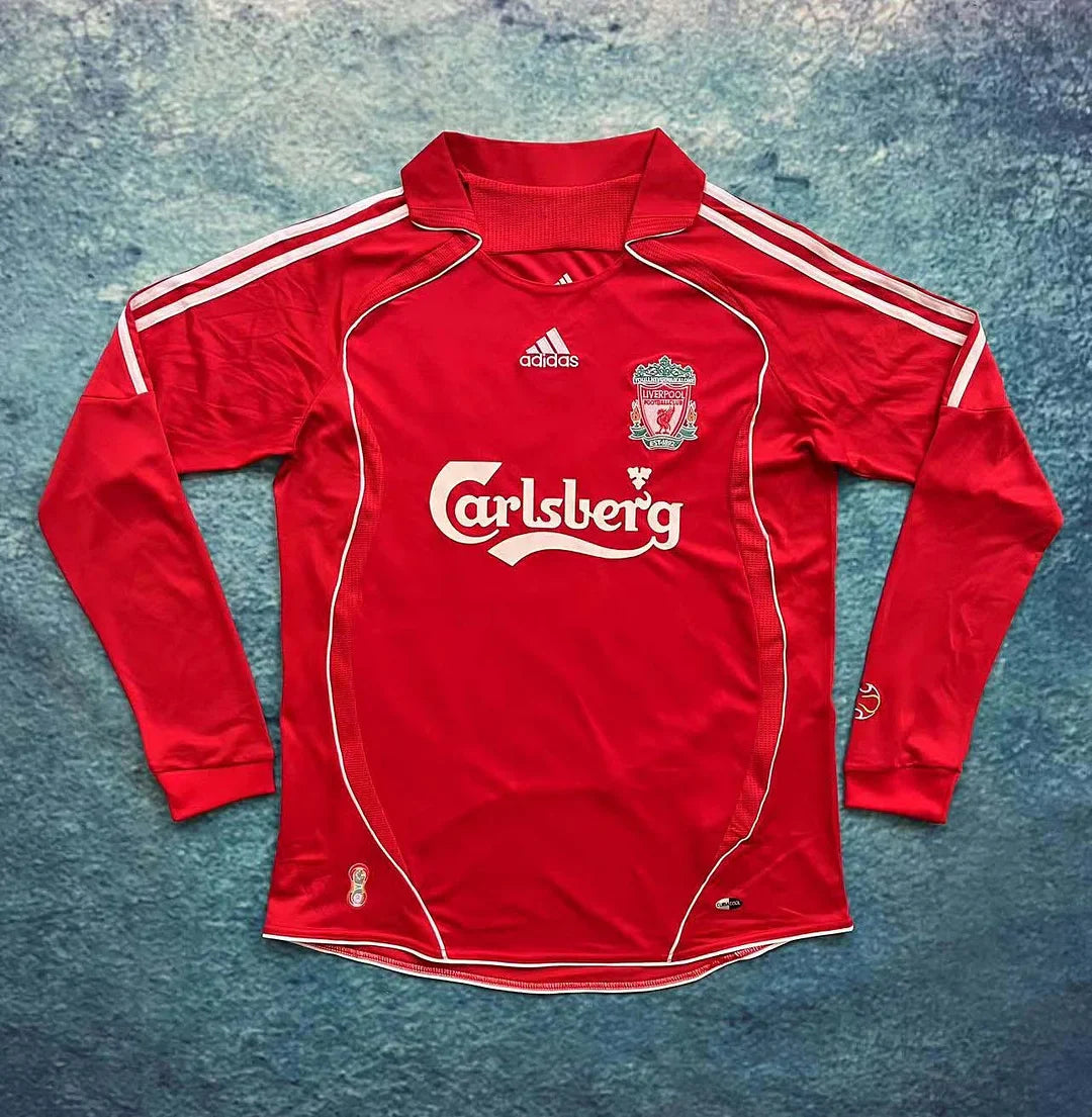 2006-2007 Retro Liverpool Local Manga Larga
