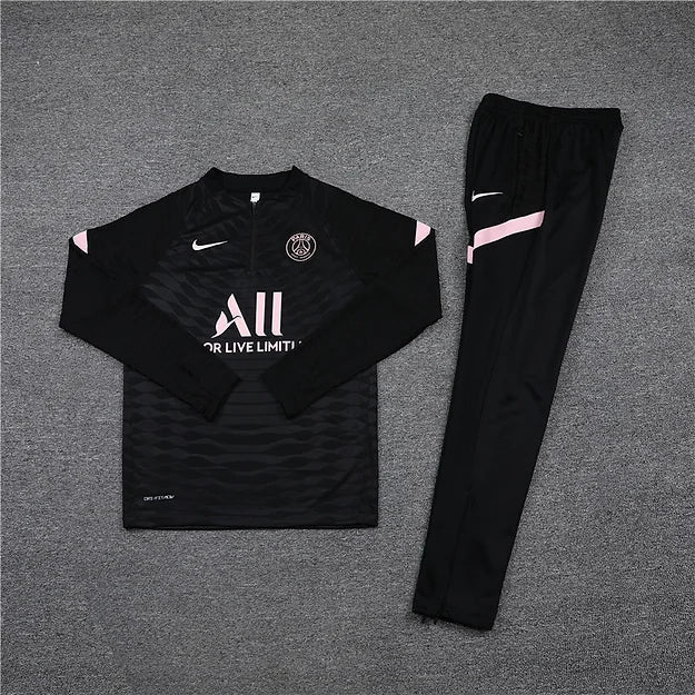 PSG Paris Saint Germain Black and Pink Chándal