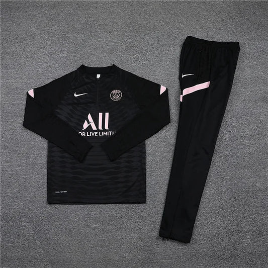 PSG Paris Saint Germain Black and Pink Chándal