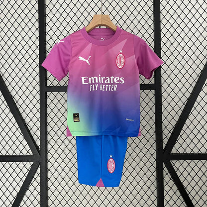 AC Milan 2023/2024 Alternativa Visitante Talla Niño