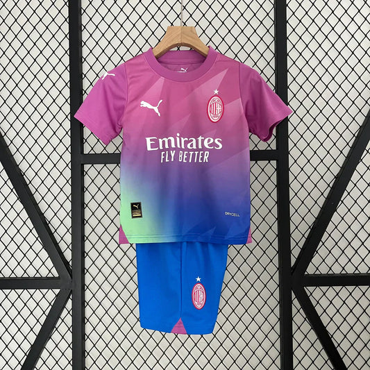 AC Milan 2023/2024 Alternativa Visitante Talla Niño