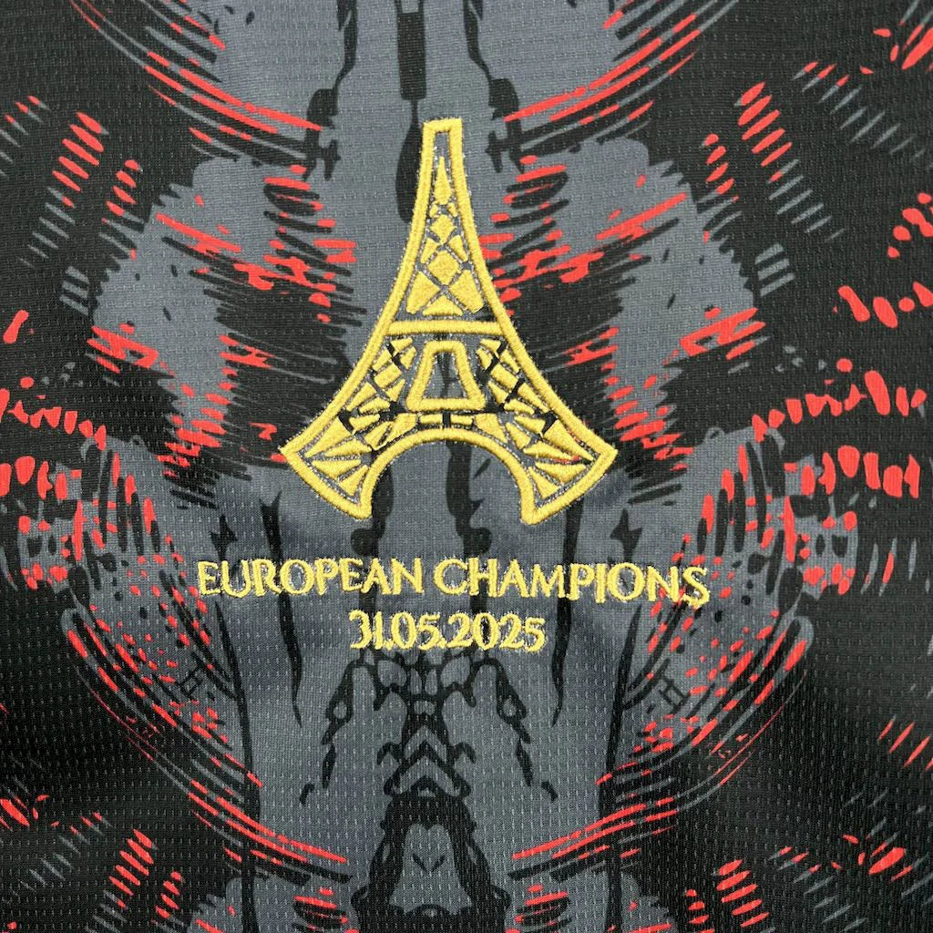 PSG Paris Saint-Germain "CAMPEONES DE EUROPA" Black Edición Especial