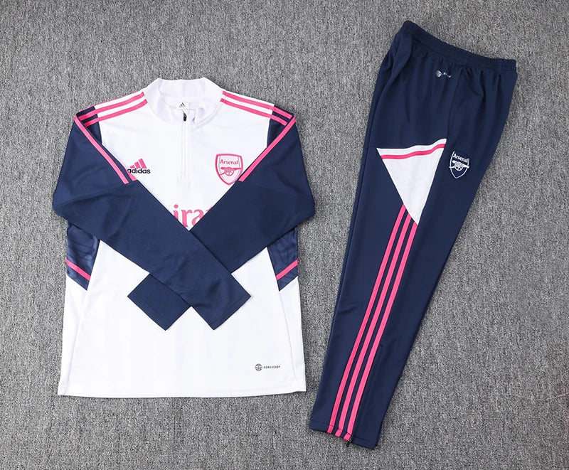Arsenal White and Pink Chándal