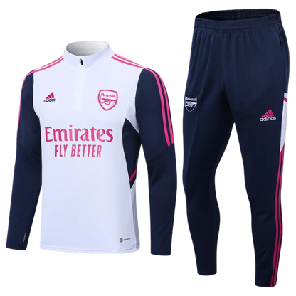 Arsenal White and Pink Chándal