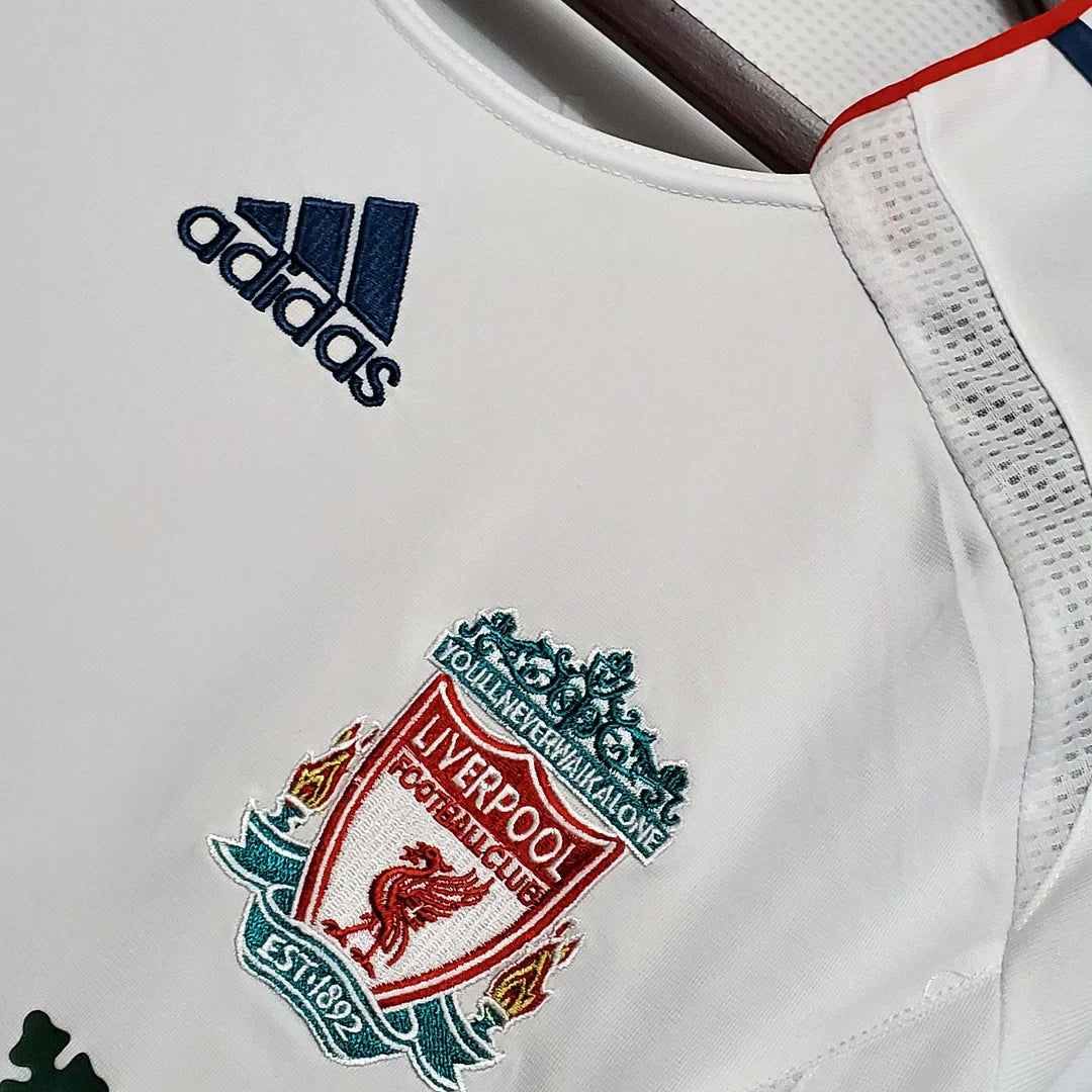 Retro 2006-2007 Liverpool Visitante Long sleeve