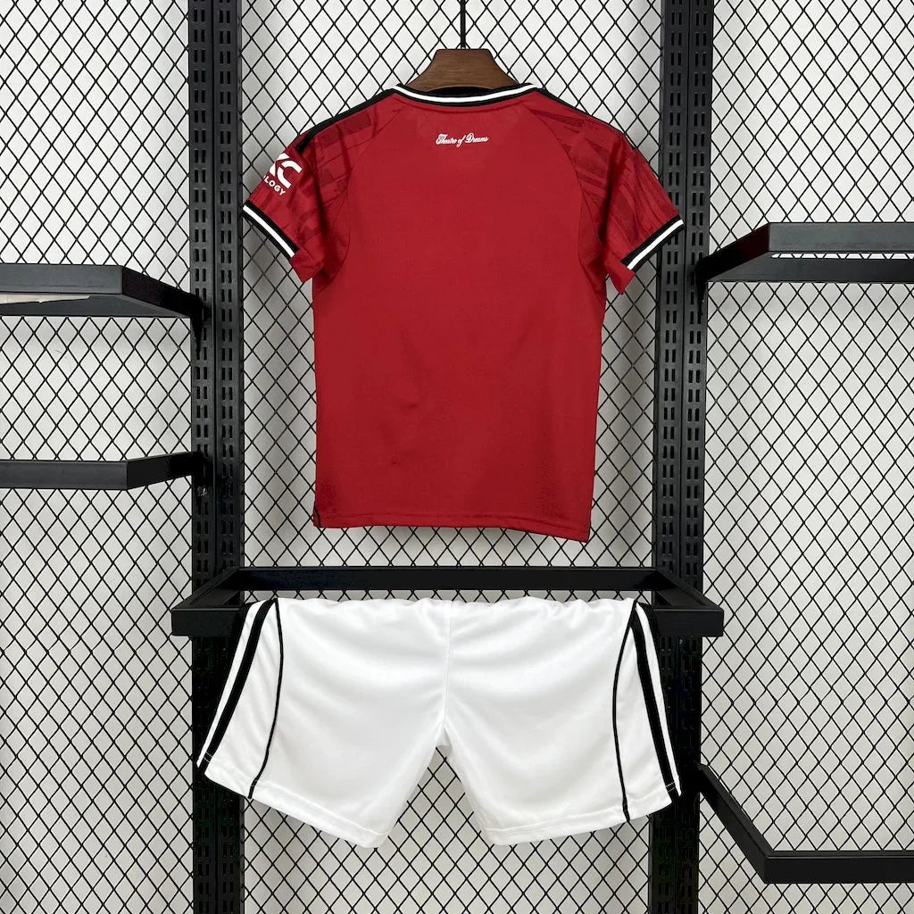2025/2026 Manchester United Local Kit Talla Niño