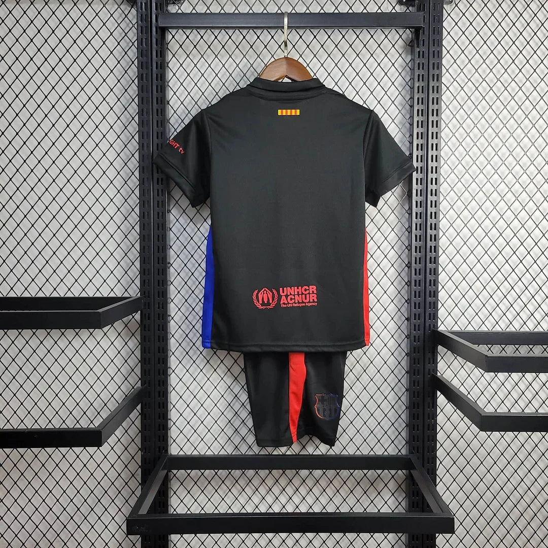 Barcelona 2024/2025 Visitante Kit Talla Niño