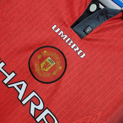 1996/1998 Retro Manchester United Local Manga Larga