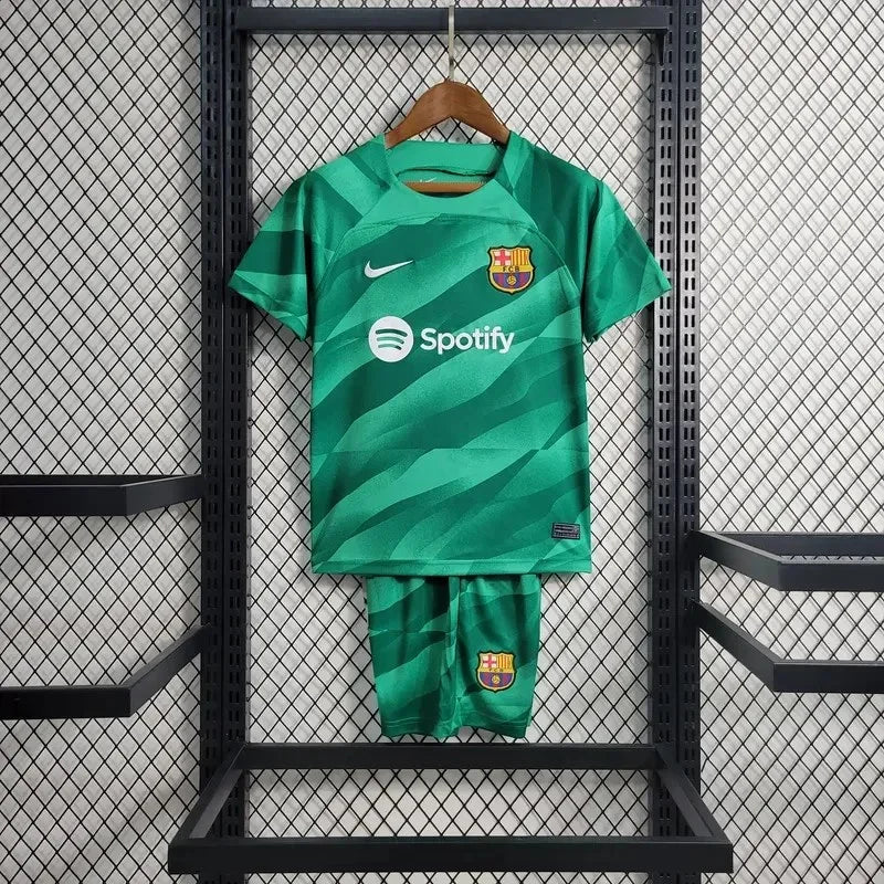 2023/2024 Barcelona Goalkeeper Kit Talla Niño