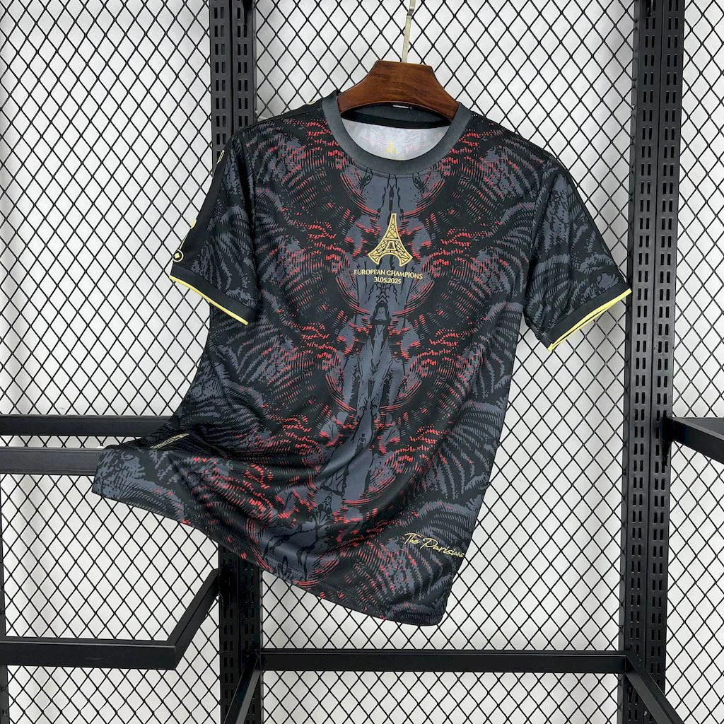 PSG Paris Saint-Germain "CAMPEONES DE EUROPA" Black Edición Especial