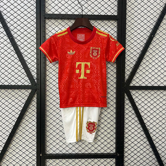 Bayern Munchen 2025/2026 125th Aniversario Edition Red Talla Niño