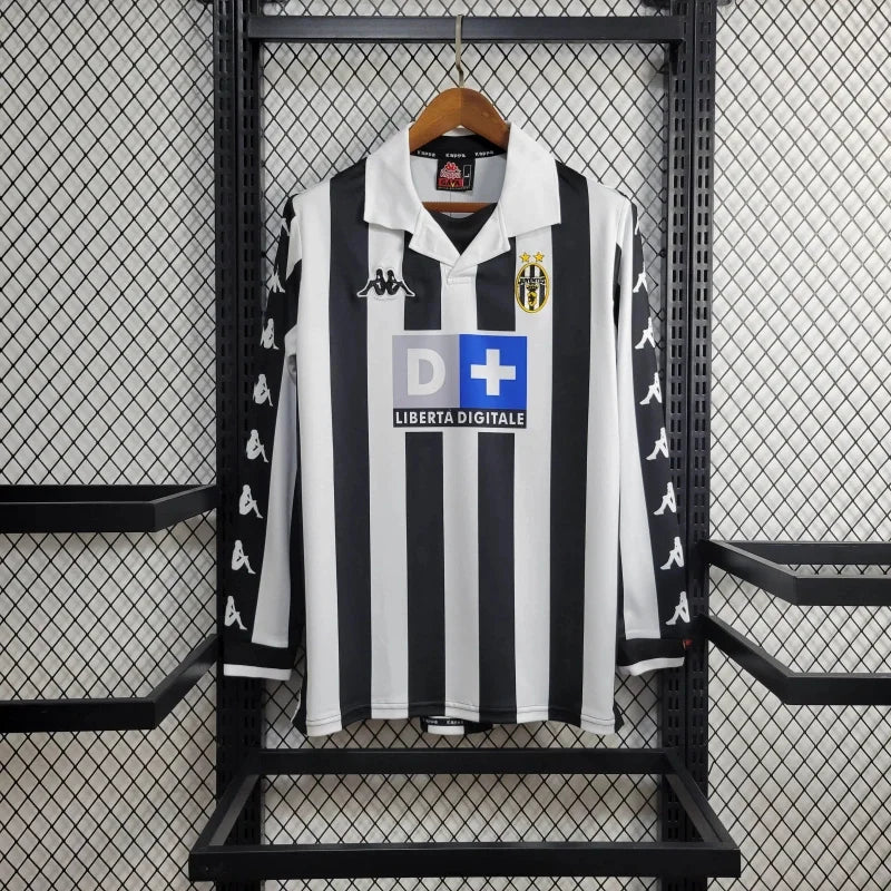 1999-2000 Retro Juventus Local Manga Larga