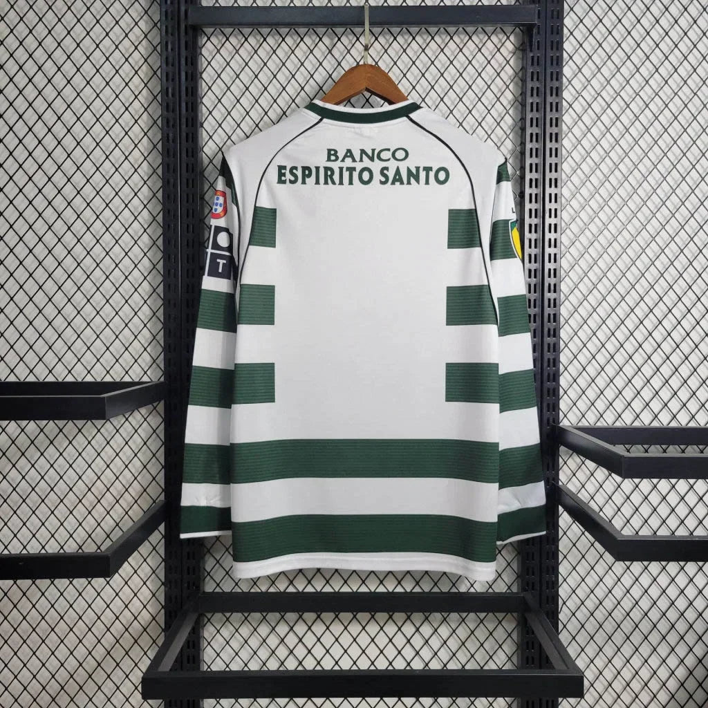 2001/2003 Retro Sporting Lisbon Local Manga Larga