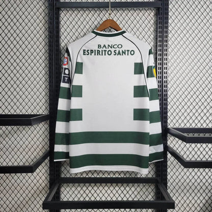 2001/2003 Retro Sporting Lisbon Local Manga Larga