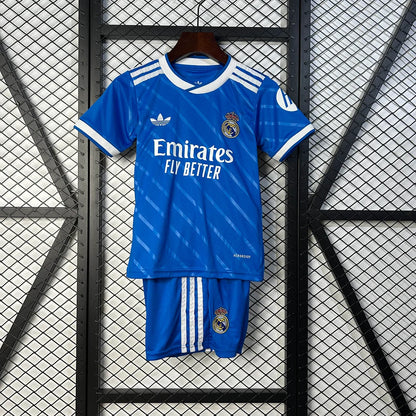 2025/2026 Real Madrid Alternativa Kit Talla Niño