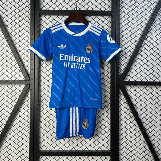 2025/2026 Real Madrid Alternativa Kit Talla Niño