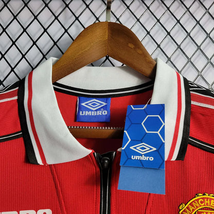 1998/1999 Retro Manchester United Local Manga Larga