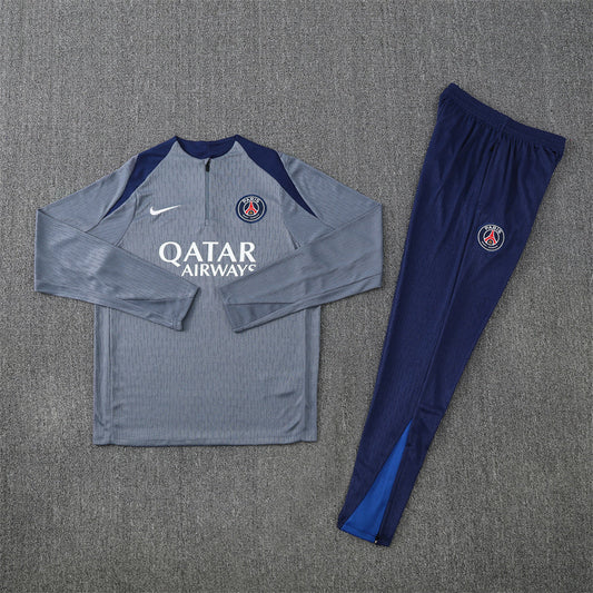 PSG Paris Saint Germain Grey and Blue Chándal