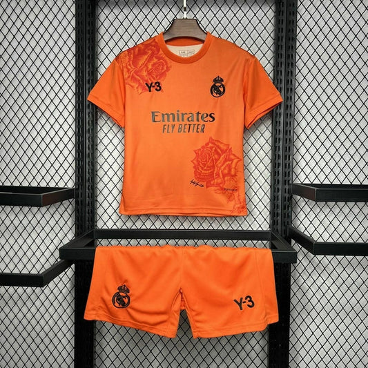 Real Madrid x Y3 2024/2025 4th Kit Orange Talla Niño