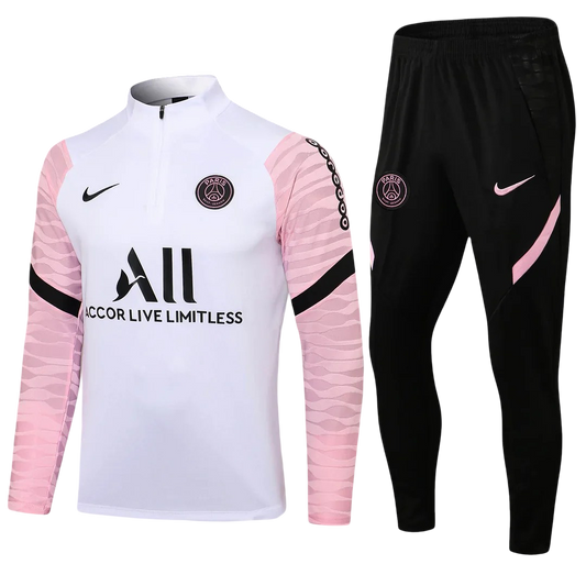 Psg Paris Saint-Germain White and Pink X Black Chándal