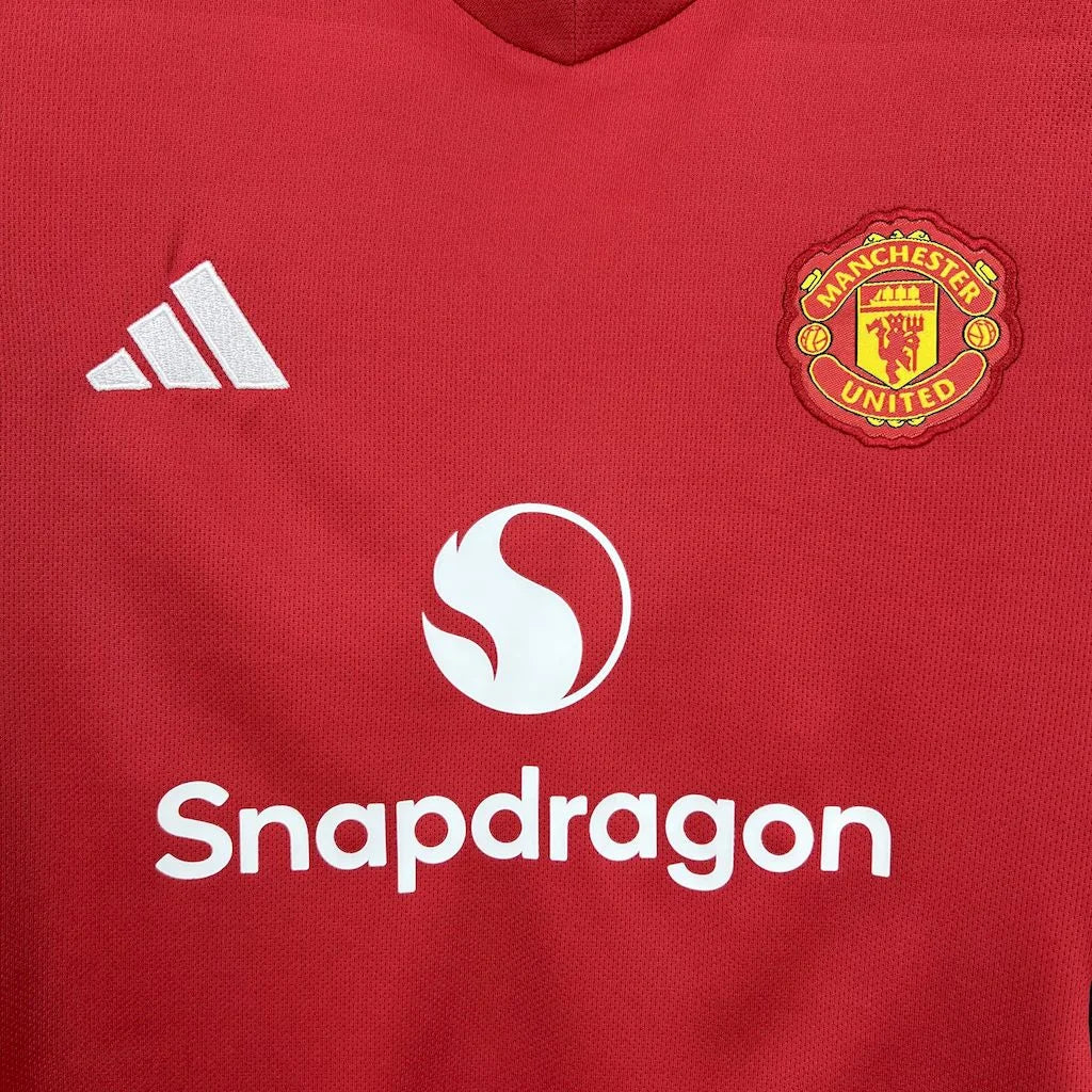 2025/2026 Manchester United Local Kit Talla Niño