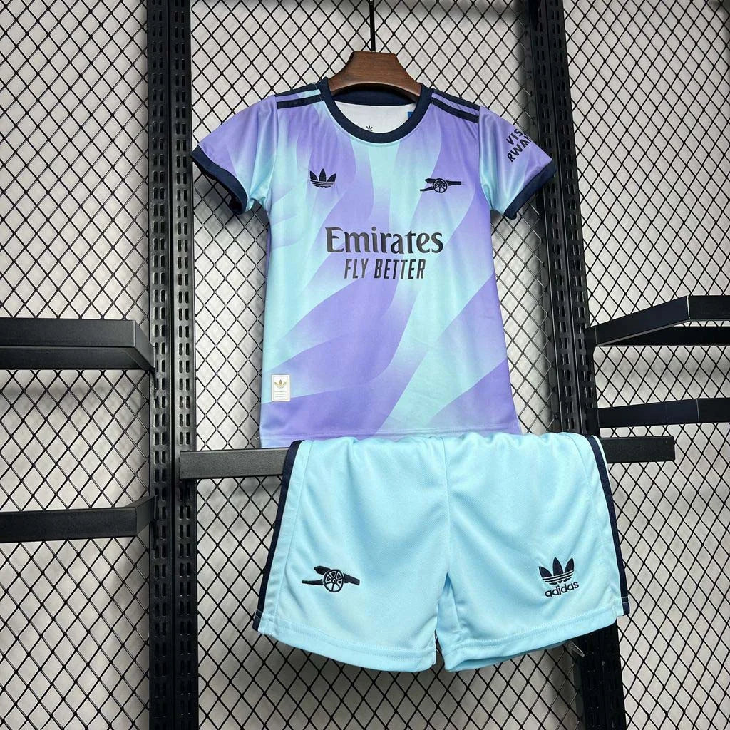 2024/2025 Arsenal Alternativa Visitante Kit Talla Niño
