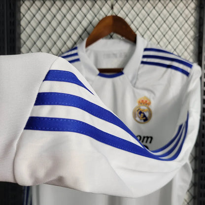 2010/2011 Retro Real Madrid Local Manga Larga